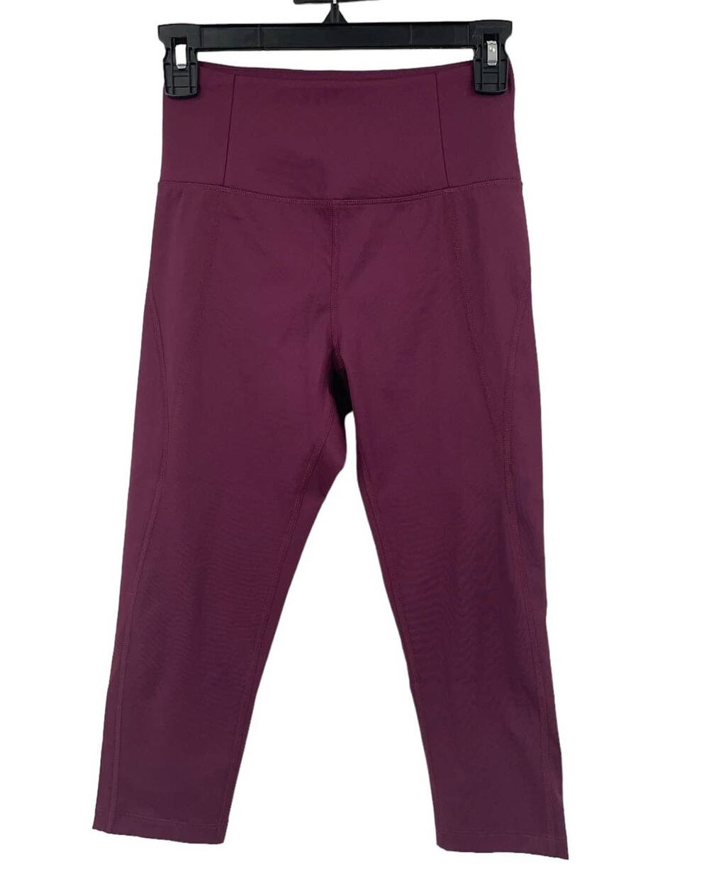 Girlfriend Collective leggings High Waist Capri burgundy size Small S